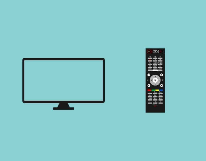 TV remote representation