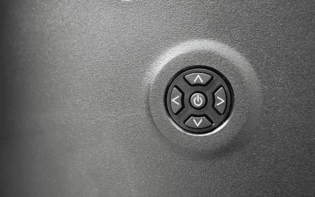 Roku right power button