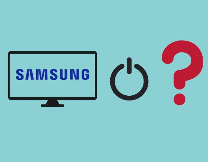 Samsung TV power button question